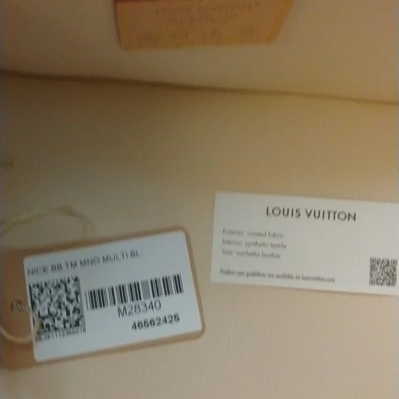 Louis Vuitton White Multicolor Monogram Nice BB Vanity Bag - Picture 10 of 13